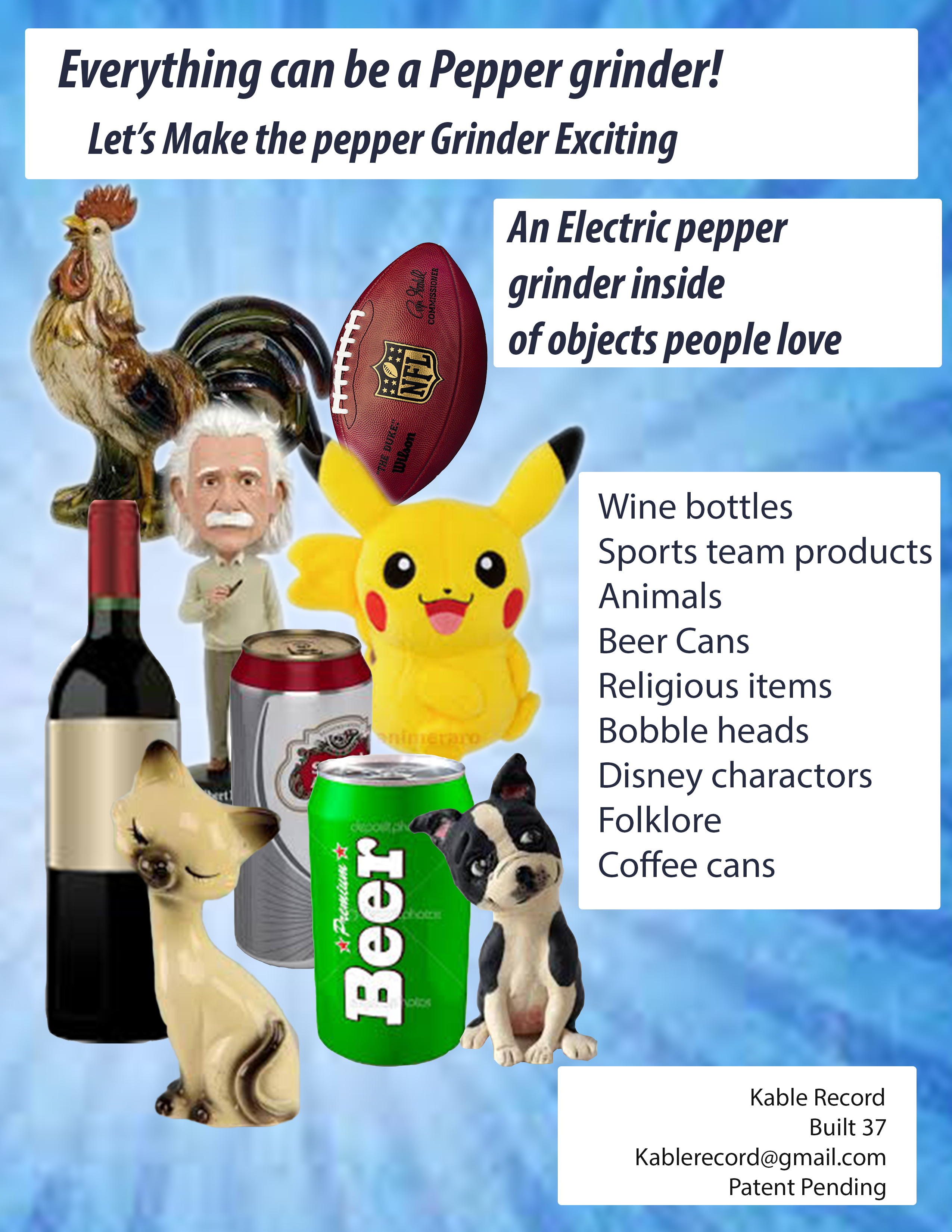 Pepper Mill innovation sell sheet